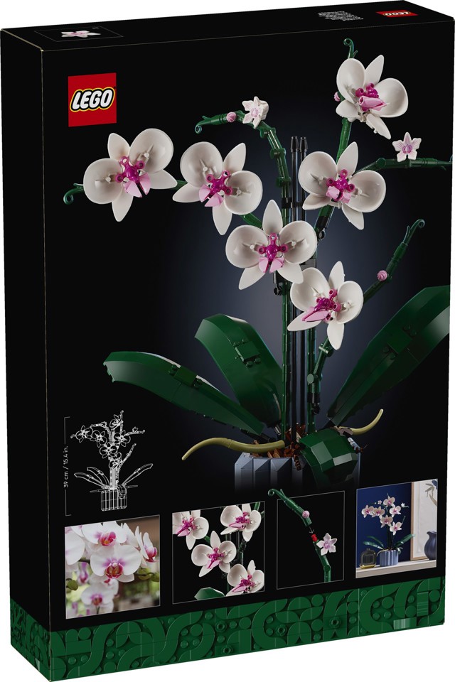 LEGO Botanicals 10311 Orchidea Modellino da Costruire con Fiori Finti e Vaso