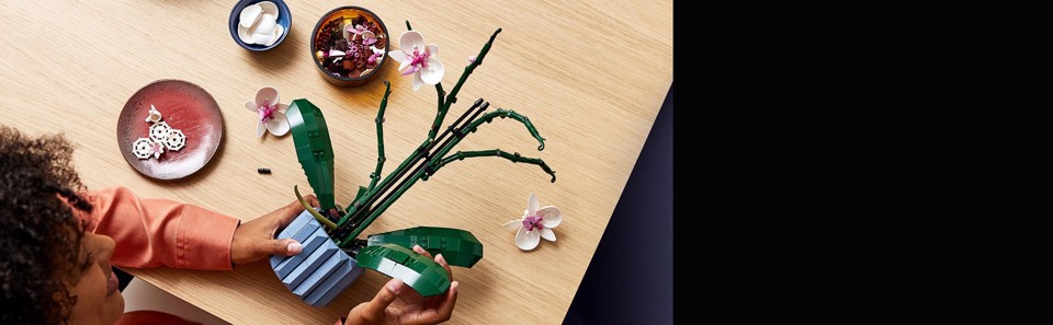 LEGO Botanicals 10311 Orchidea Modellino da Costruire con Fiori Finti e Vaso