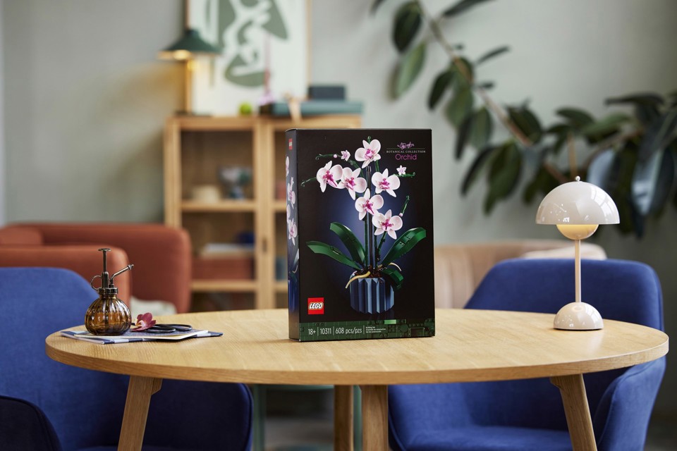 LEGO Botanicals 10311 Orchidea Modellino da Costruire con Fiori Finti e Vaso