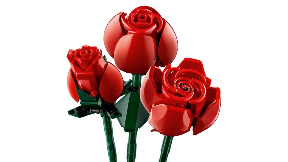 LEGO Botanicals 10328 Bouquet di Rose, Set Fiori Finti per Adulti, Idea Regalo per Donna o Uomo dalla Collezione Botanica