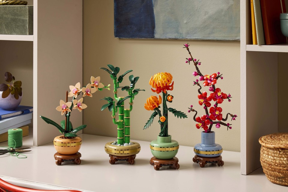 LEGO Botanicals 10343 Mini-Orchidea, Fiori Finti da Costruire, Botanical Collection per Adulti, Idea Regalo per Donna o Uomo