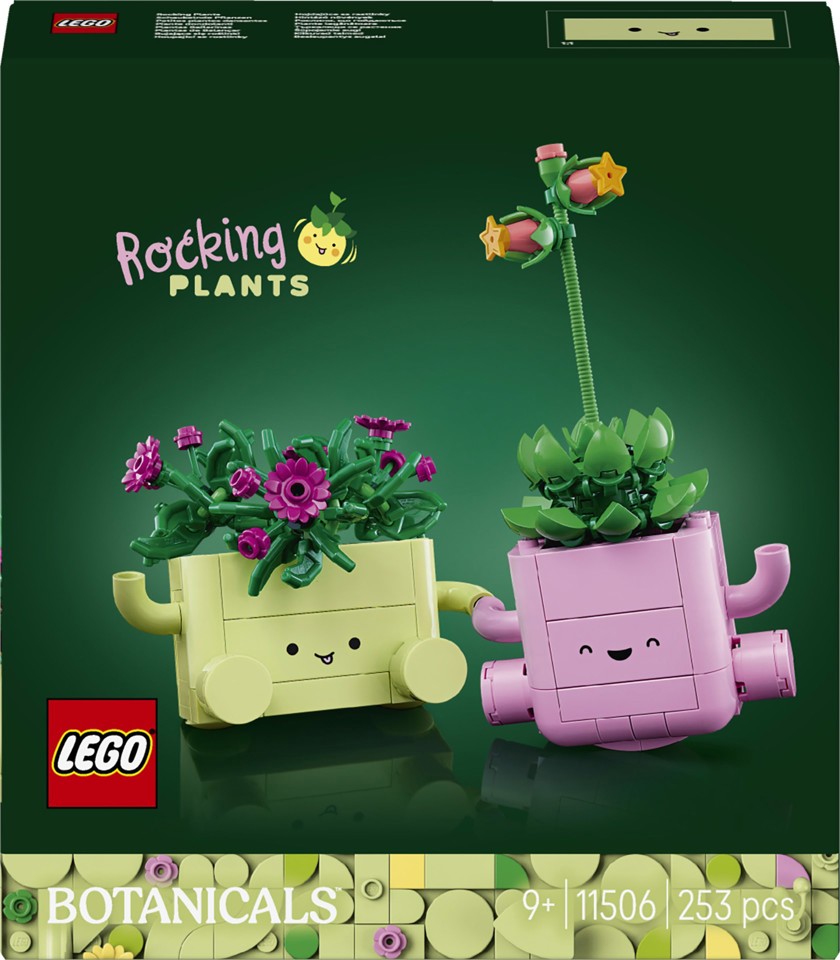 LEGO Botanicals 11506 Piante Dondolanti, Set con 2 Piante Finte e 2 Vasi