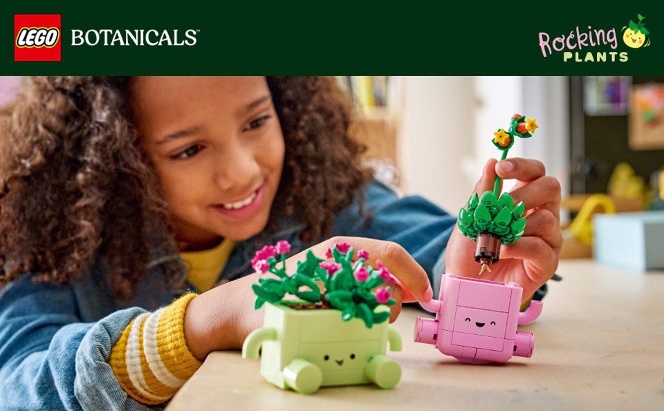 LEGO Botanicals 11506 Piante Dondolanti, Set con 2 Piante Finte e 2 Vasi