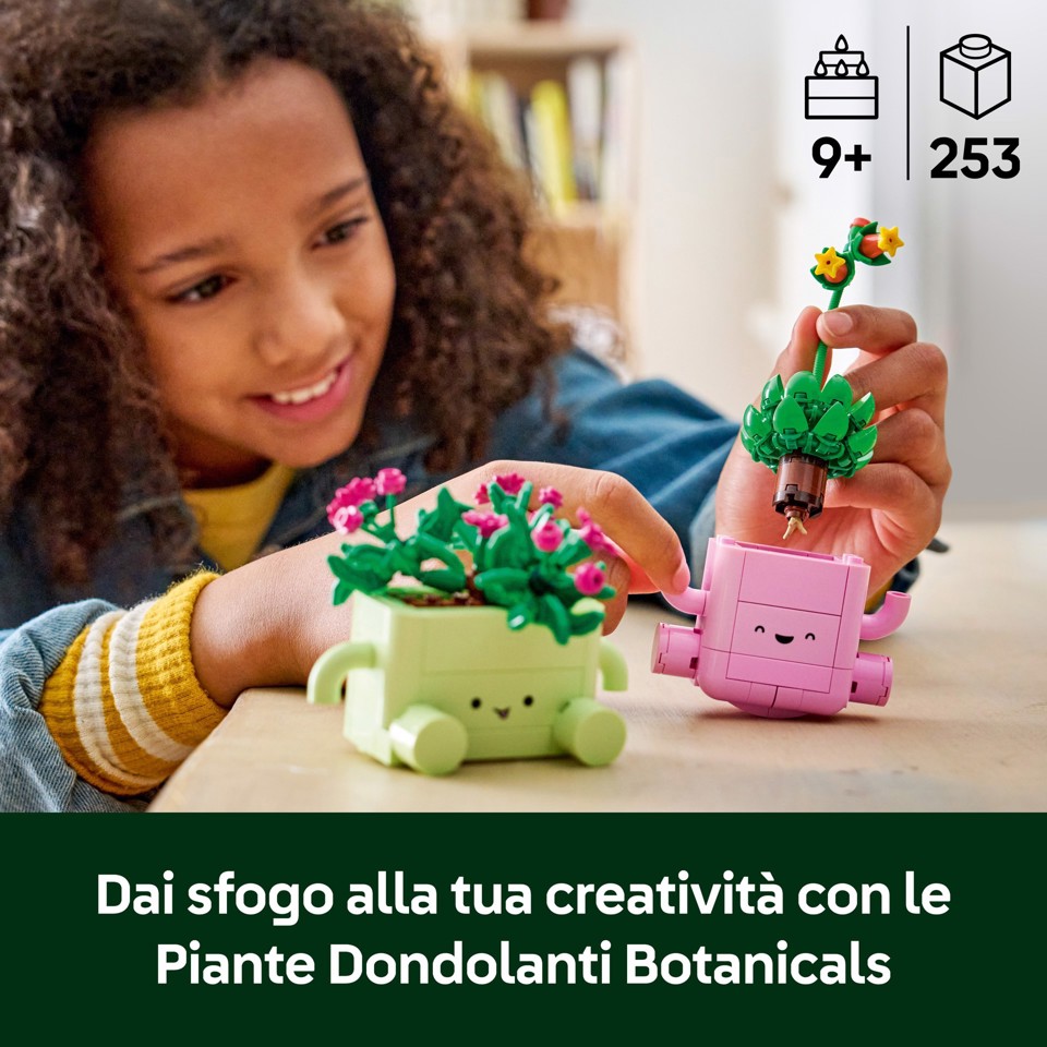 LEGO Botanicals 11506 Piante Dondolanti, Set con 2 Piante Finte e 2 Vasi