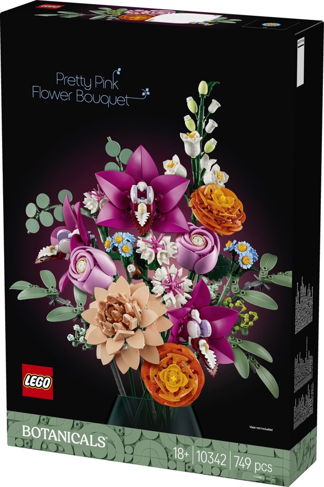 LEGO Botanicals Bouquet di fiori rosa