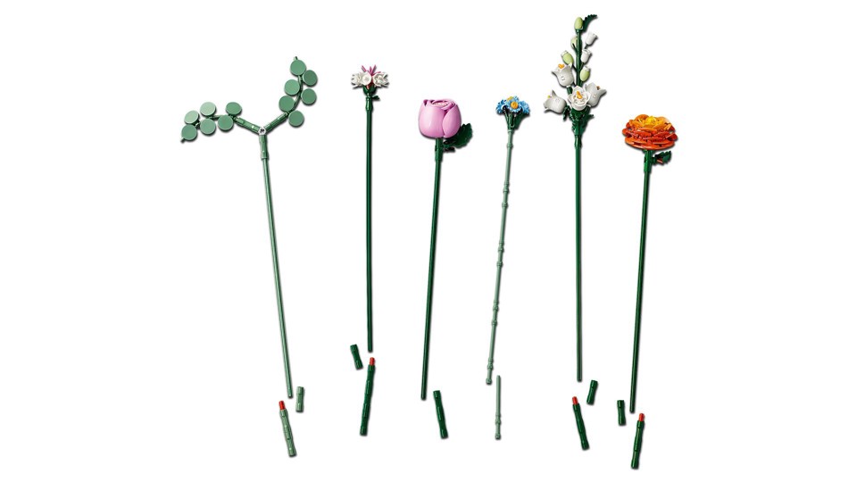 LEGO Botanicals Bouquet di fiori rosa