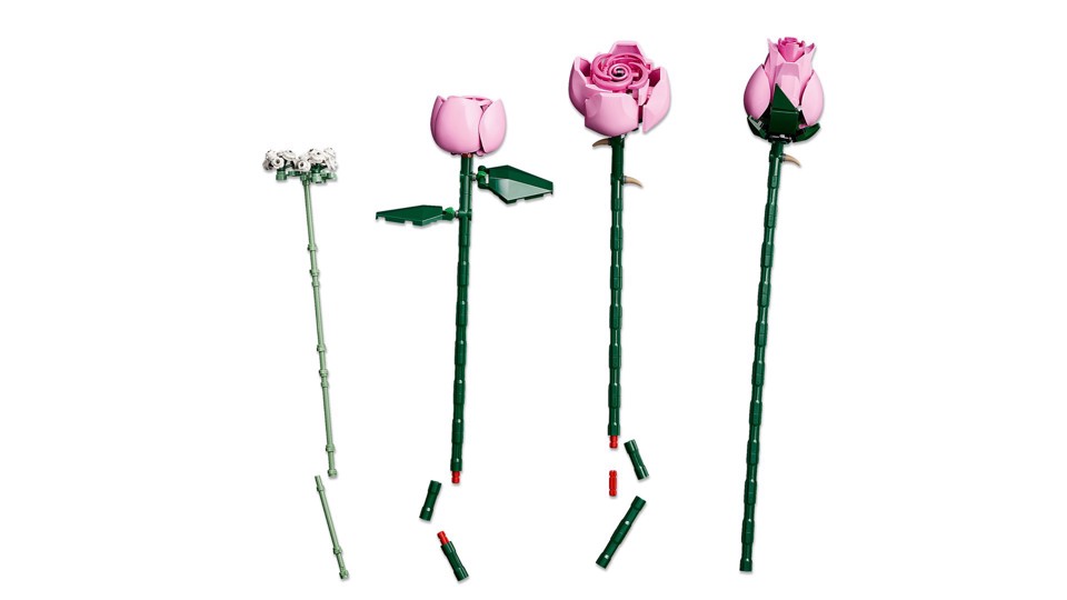 LEGO Botanicals Bouquet di rose rosa