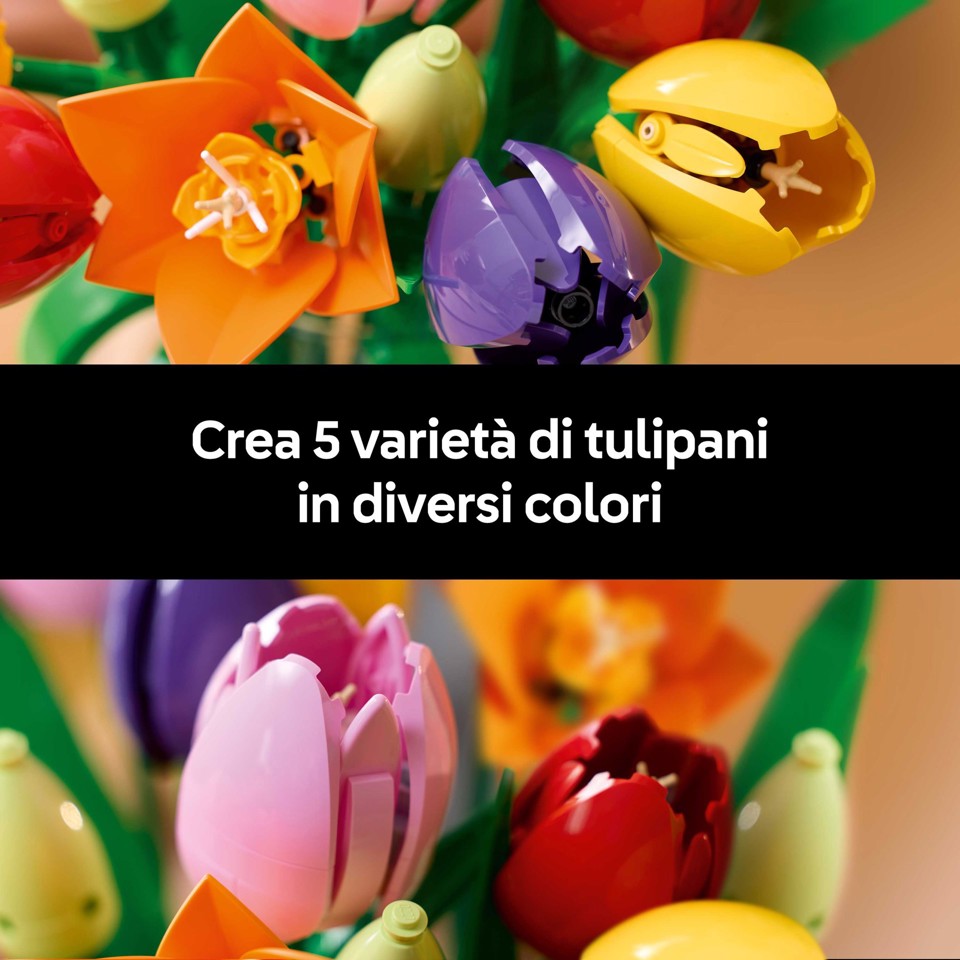 LEGO Botanicals Bouquet di tulipani