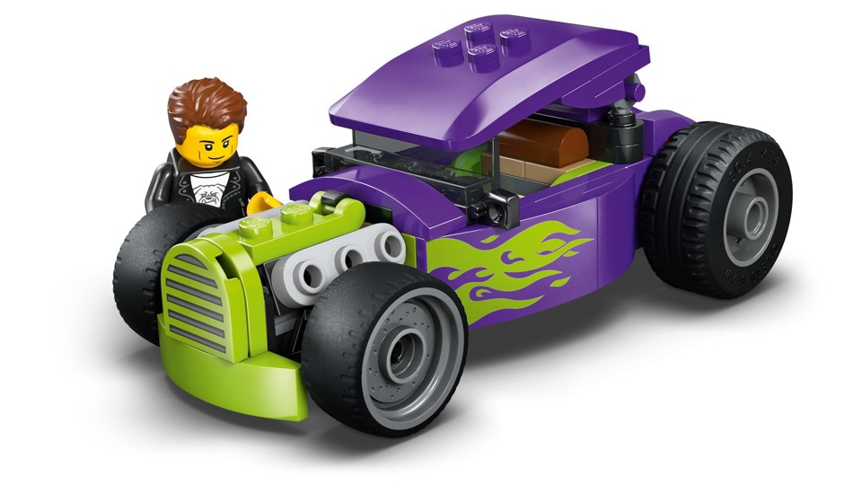LEGO City 60485 Bolide, Macchina Giocattolo con Minifigure