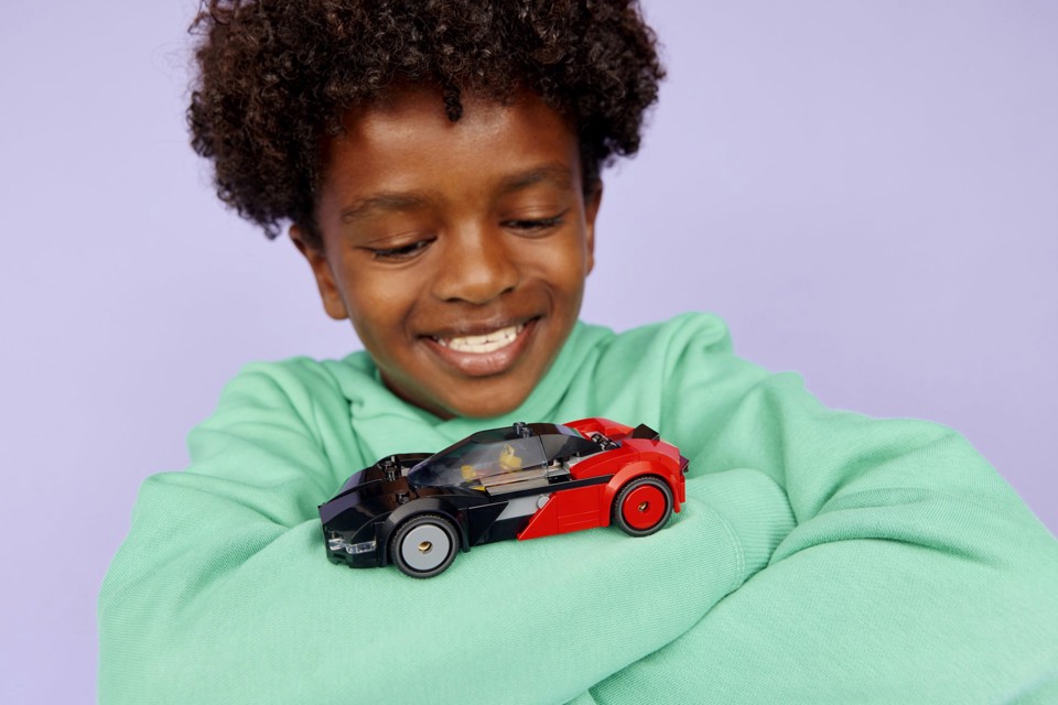 LEGO City 60486 Supercar EV, Macchina Giocattolo con Minifigure