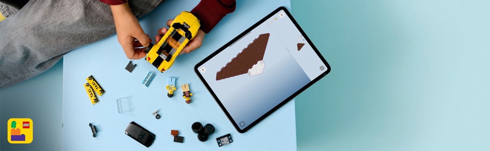 LEGO City 60487 Taxi Giallo, Macchina Giocattolo con 2 Minifigure e Tetto Rimovibile