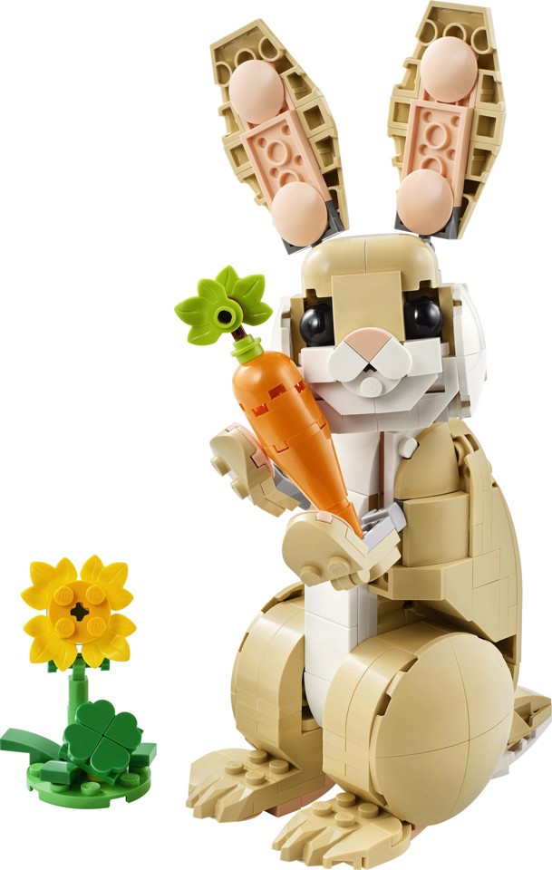 LEGO Creator 3 in 1 31162 Adorabile Coniglio Giocattolo, Si Trasforma in Lama o in Foca, Regalo per Bambini e Bambine 8+ Anni