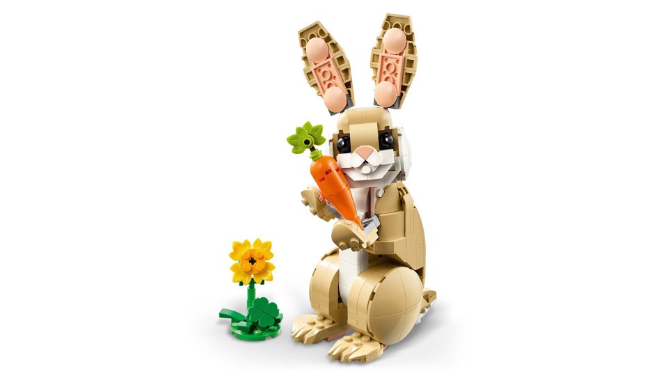 LEGO Creator 3 in 1 31162 Adorabile Coniglio Giocattolo, Si Trasforma in Lama o in Foca, Regalo per Bambini e Bambine 8+ Anni