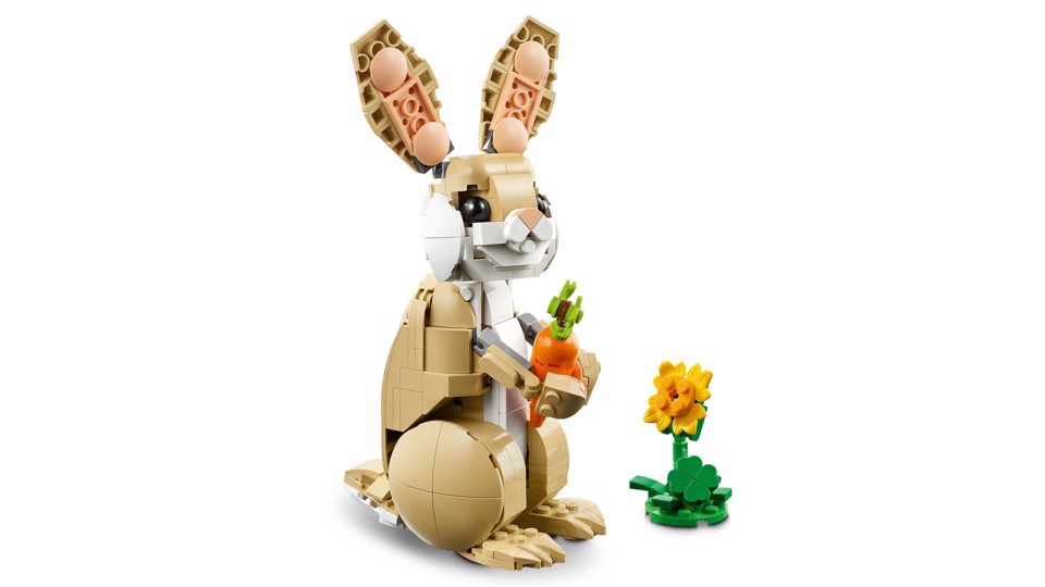 LEGO Creator 3 in 1 31162 Adorabile Coniglio Giocattolo, Si Trasforma in Lama o in Foca, Regalo per Bambini e Bambine 8+ Anni