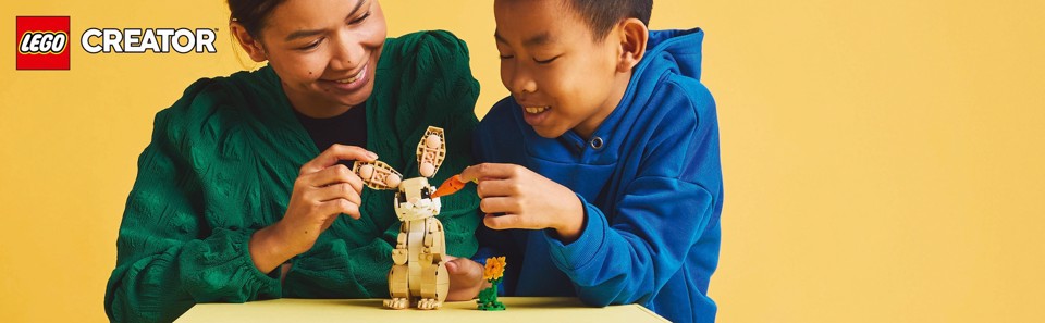 LEGO Creator 3 in 1 31162 Adorabile Coniglio Giocattolo, Si Trasforma in Lama o in Foca, Regalo per Bambini e Bambine 8+ Anni