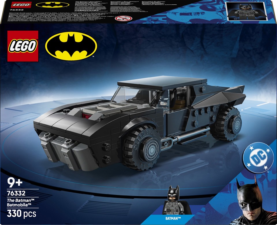 LEGO DC 76332 Batmobile di Batman, Macchina Giocattolo da Collezione con Minifigure del Supereroe e Moneta d'Oro
