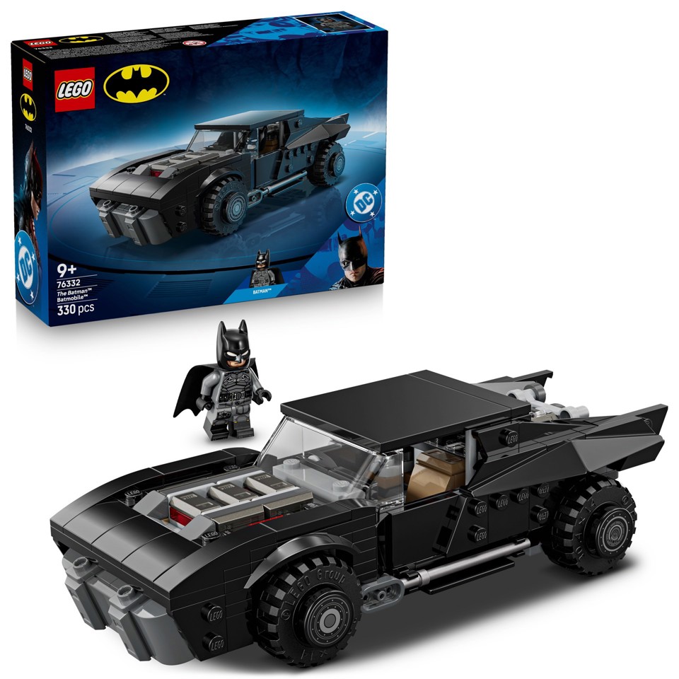 LEGO DC 76332 Batmobile di Batman, Macchina Giocattolo da Collezione con Minifigure del Supereroe e Moneta d'Oro