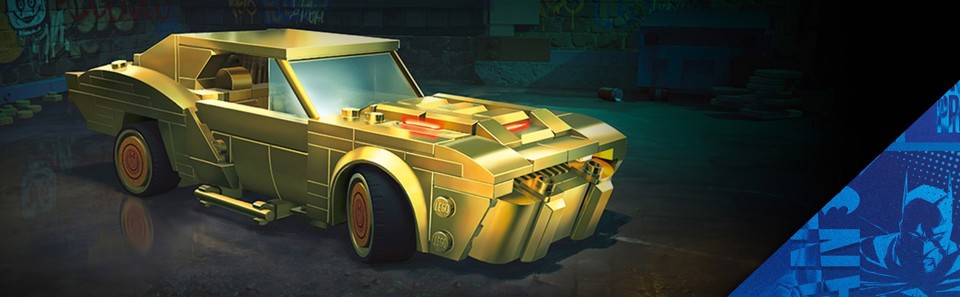 LEGO DC 76332 Batmobile di Batman, Macchina Giocattolo da Collezione con Minifigure del Supereroe e Moneta d'Oro