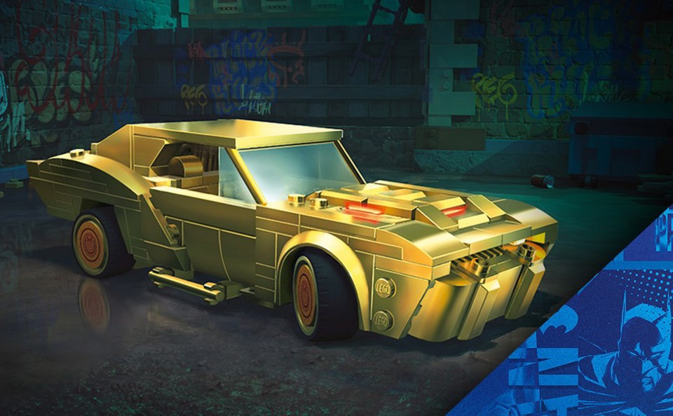 LEGO DC 76332 Batmobile di Batman, Macchina Giocattolo da Collezione con Minifigure del Supereroe e Moneta d'Oro