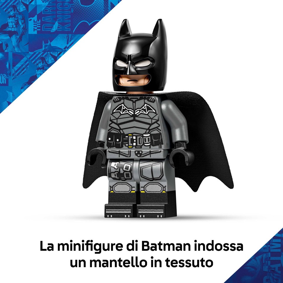 LEGO DC 76332 Batmobile di Batman, Macchina Giocattolo da Collezione con Minifigure del Supereroe e Moneta d'Oro