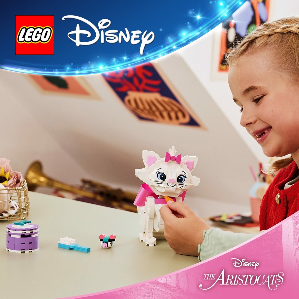 LEGO Disney | 43286 Adorabile Minou de Gli Aristogatti