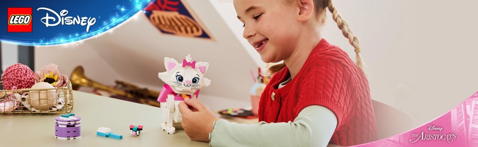 LEGO Disney | 43286 Adorabile Minou de Gli Aristogatti