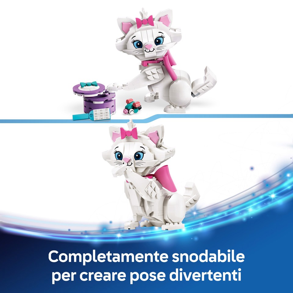 LEGO Disney | 43286 Adorabile Minou de Gli Aristogatti