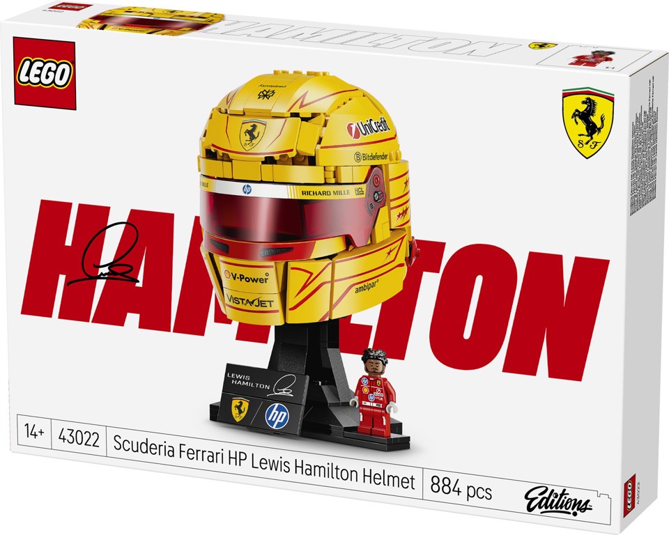 LEGO Editions 43022 Casco di Lewis Hamilton Scuderia Ferrari