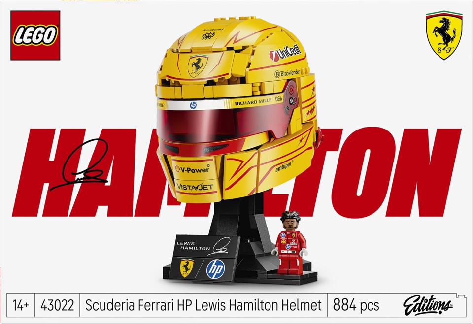 LEGO Editions 43022 Casco di Lewis Hamilton Scuderia Ferrari