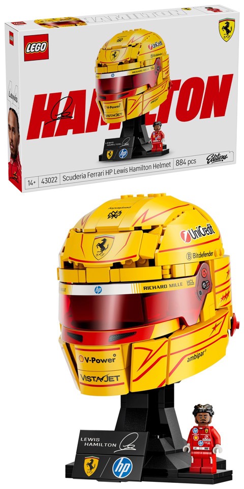 LEGO Editions 43022 Casco di Lewis Hamilton Scuderia Ferrari