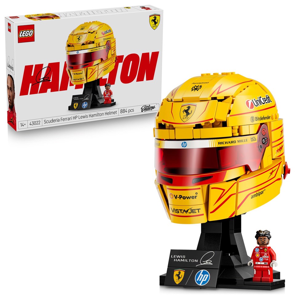 LEGO Editions 43022 Casco di Lewis Hamilton Scuderia Ferrari