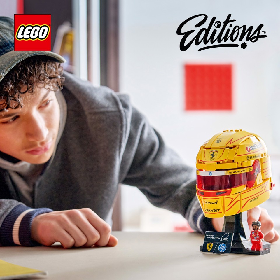LEGO Editions 43022 Casco di Lewis Hamilton Scuderia Ferrari