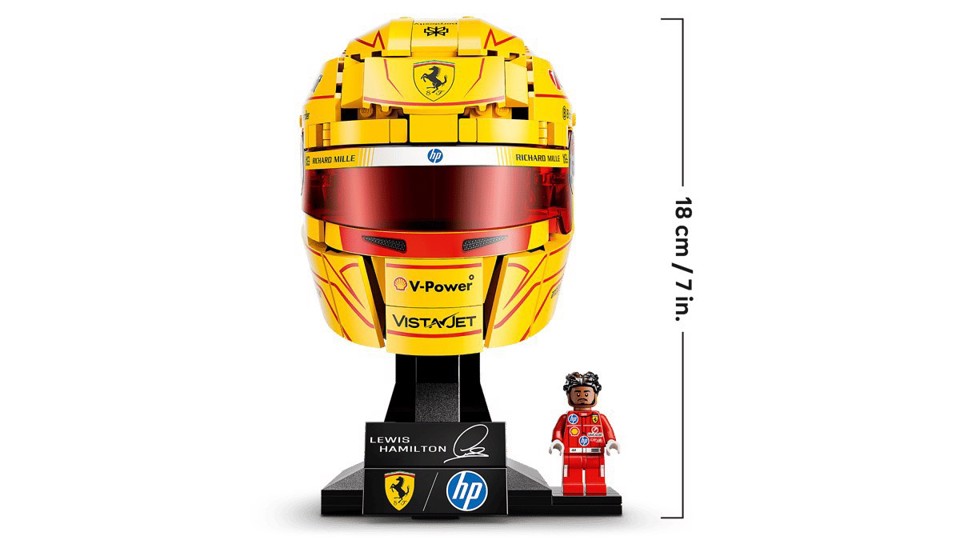 LEGO Editions 43022 Casco di Lewis Hamilton Scuderia Ferrari