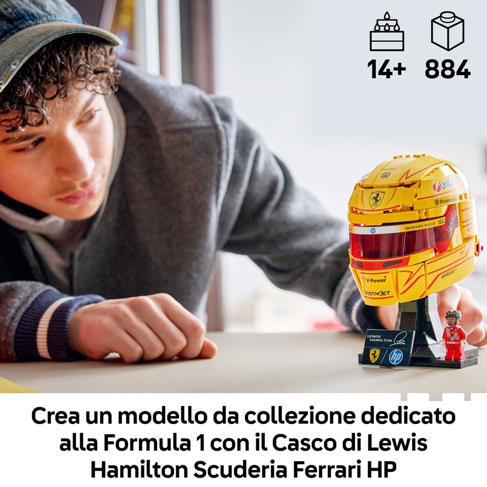 LEGO Editions 43022 Casco di Lewis Hamilton Scuderia Ferrari