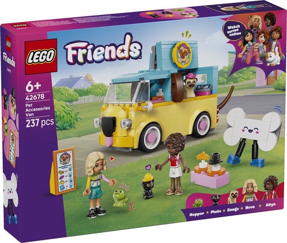LEGO Friends 42678 Furgone di Accessori per Animali Giocattolo