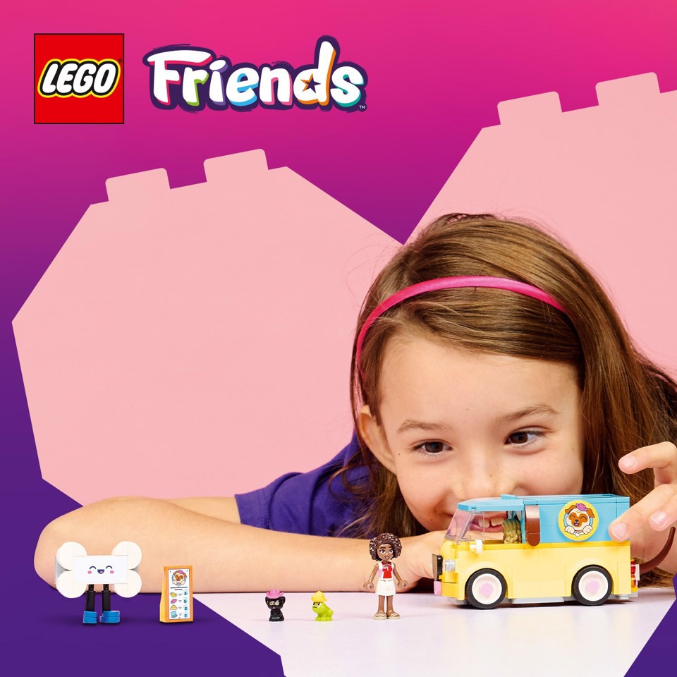 LEGO Friends 42678 Furgone di Accessori per Animali Giocattolo