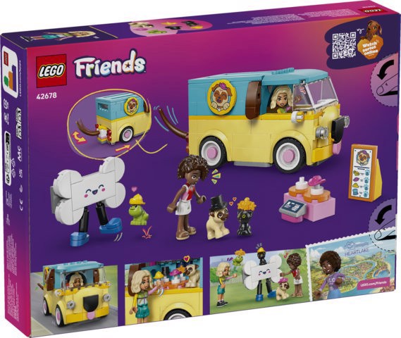 LEGO Friends 42678 Furgone di Accessori per Animali Giocattolo