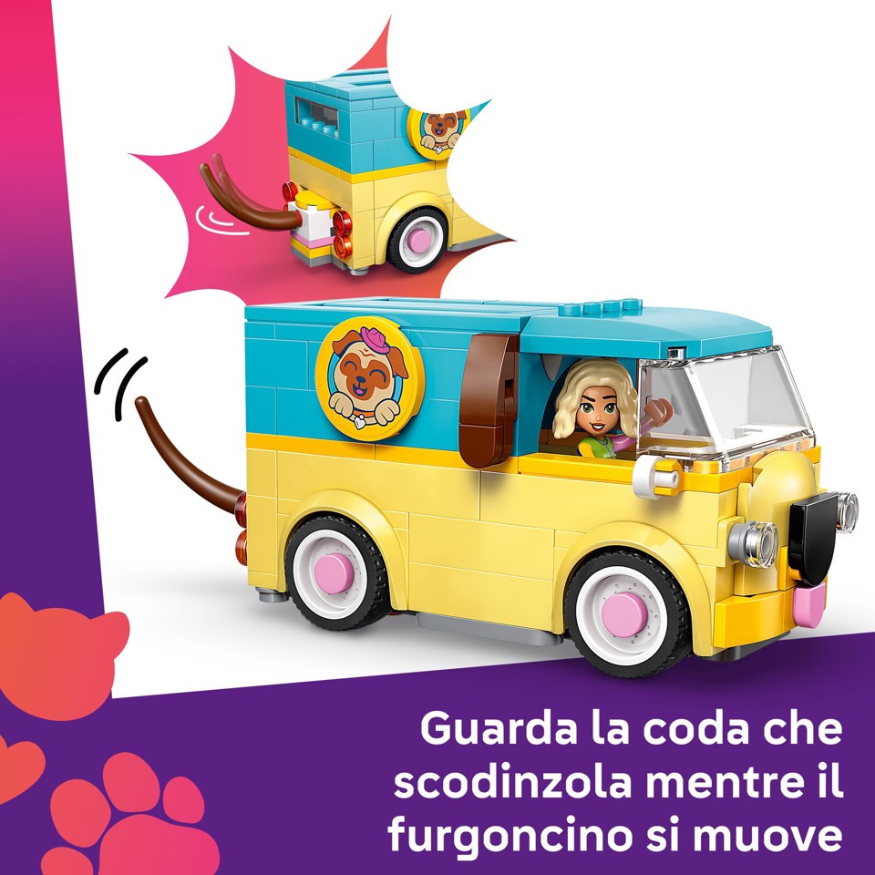 LEGO Friends 42678 Furgone di Accessori per Animali Giocattolo