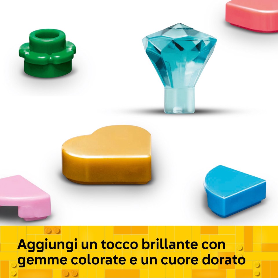 LEGO Iconic 40816 Uovo di Pasqua Decorativo, Decorazione Pasquale Giocattolo con Elementi Colorati, Regalo Arti e Mestieri 9+ Anni