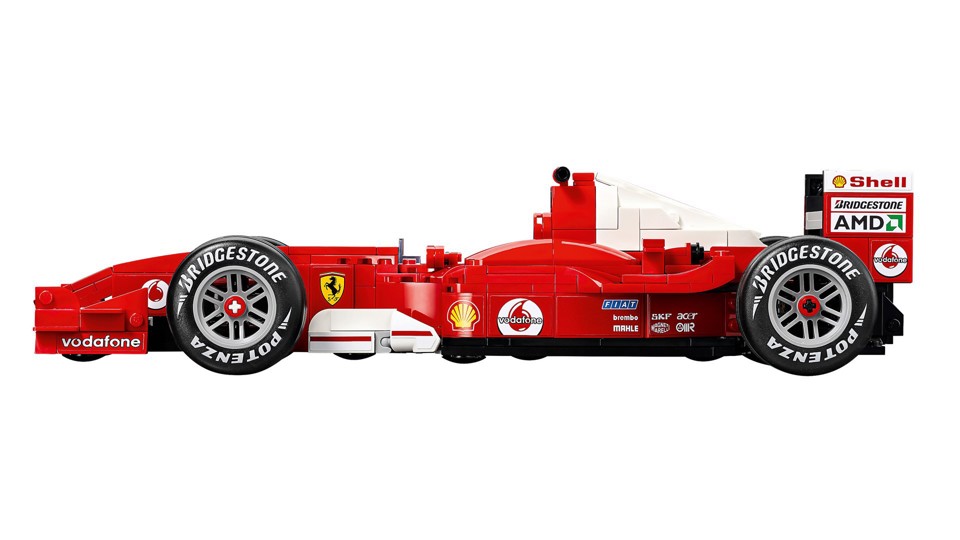 LEGO ICONS 11375 Ferrari F2004 e Michael Schumacher
