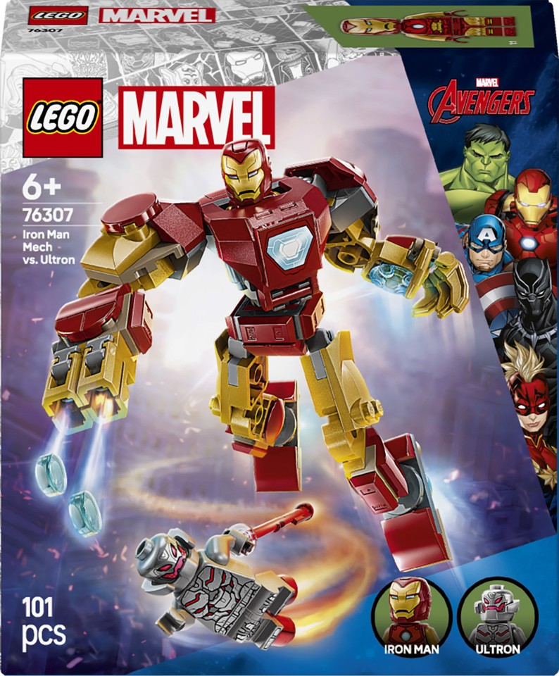 LEGO | Marvel 76307 Mech di Iron Man Contro Ultron