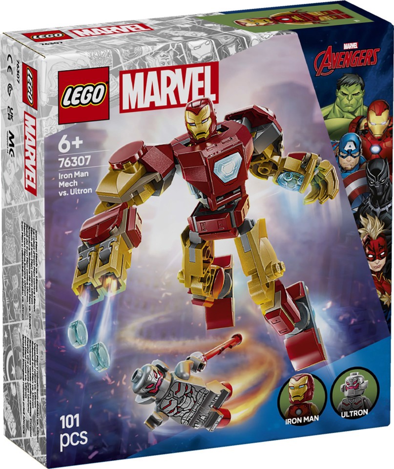 LEGO | Marvel 76307 Mech di Iron Man Contro Ultron