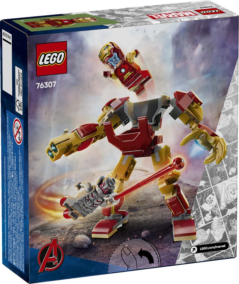 LEGO | Marvel 76307 Mech di Iron Man Contro Ultron