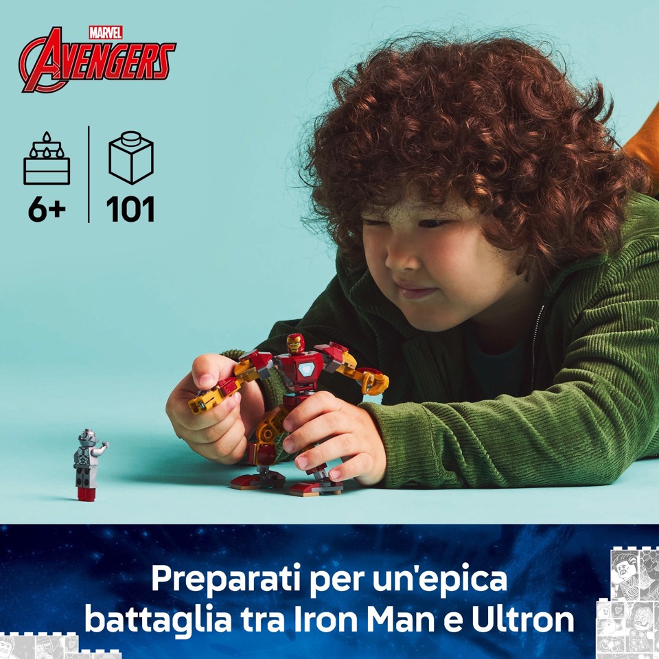 LEGO | Marvel 76307 Mech di Iron Man Contro Ultron