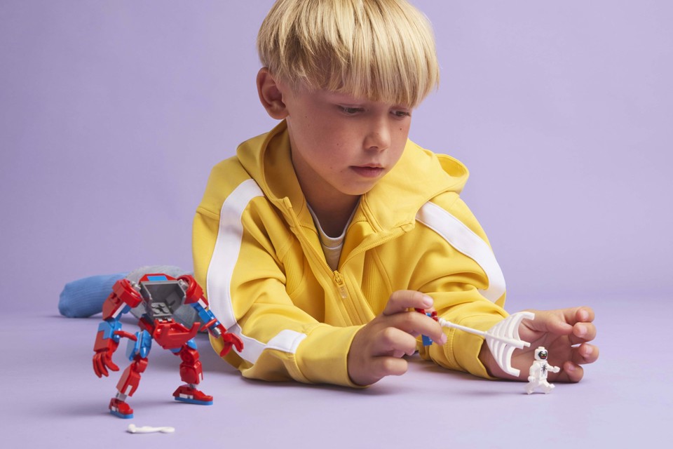 LEGO | Marvel 76308 Mech di Spider-Man Contro Anti-Venom, Action Figure Giocattolo Snodabile con 2 Minifigure per Bambini 6+