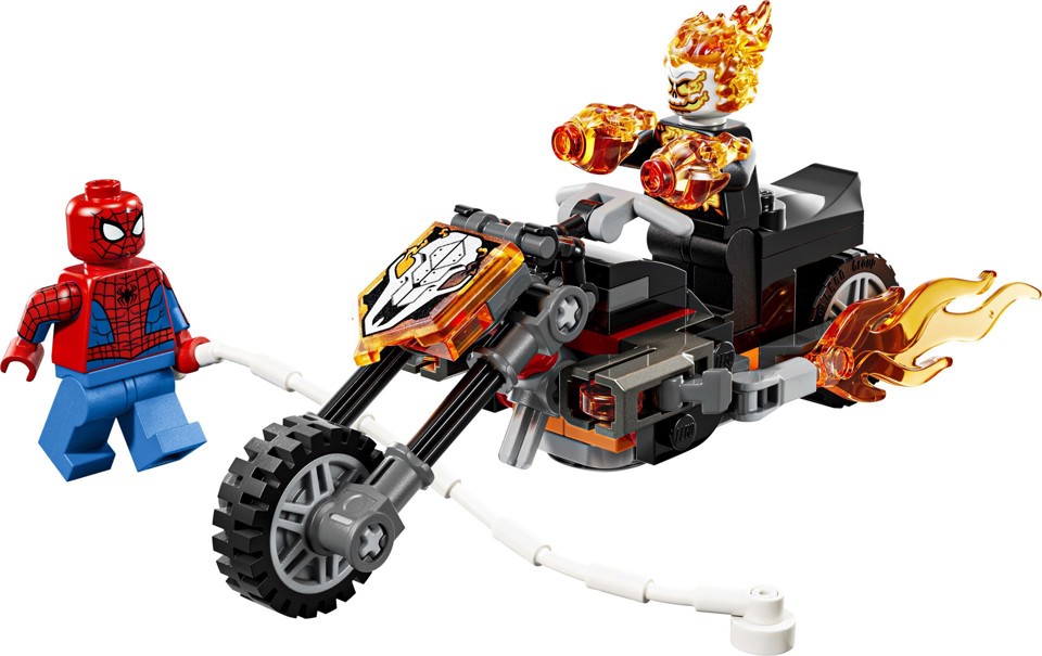 LEGO Marvel | 76335 Spider-Man vs. Ghost Rider in Motocicletta