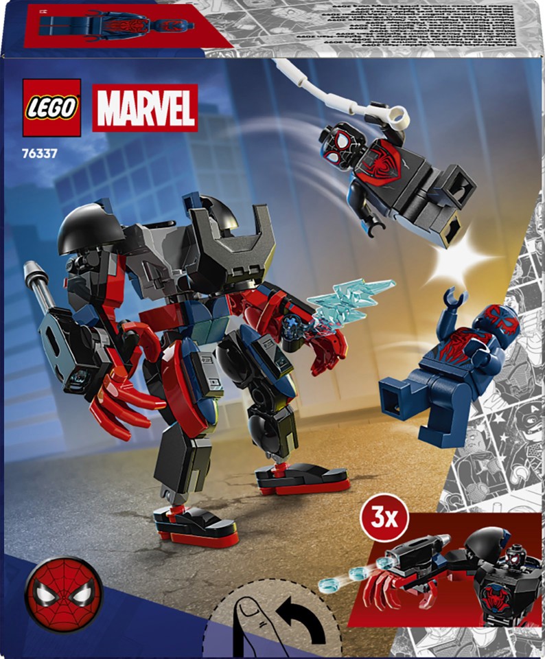 LEGO Marvel | 76337 Mech di Miles Morales vs. Spider-Man 2099