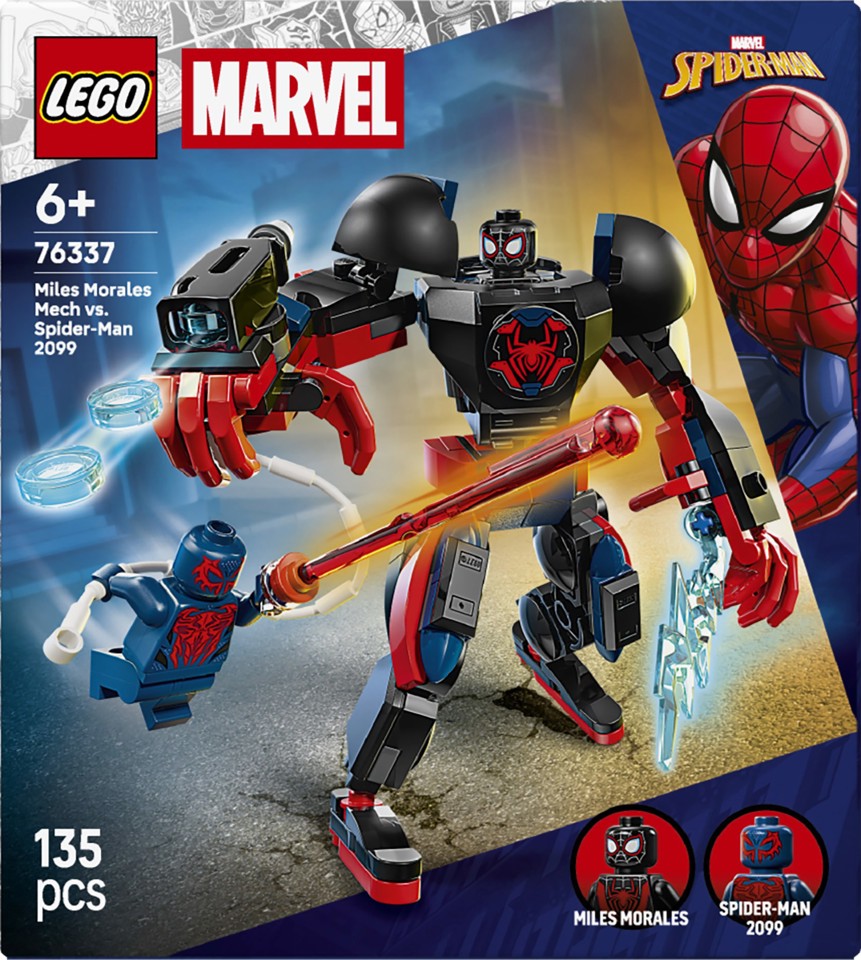 LEGO Marvel | 76337 Mech di Miles Morales vs. Spider-Man 2099