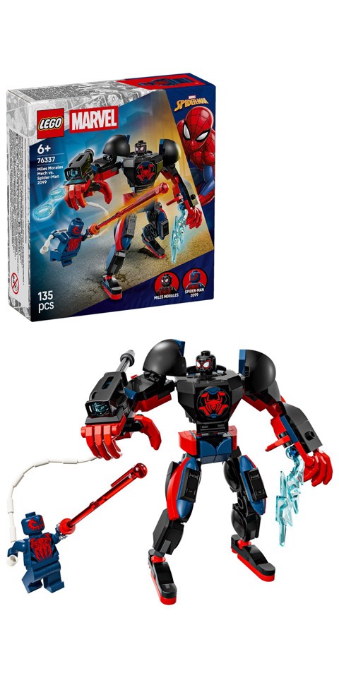 LEGO Marvel | 76337 Mech di Miles Morales vs. Spider-Man 2099