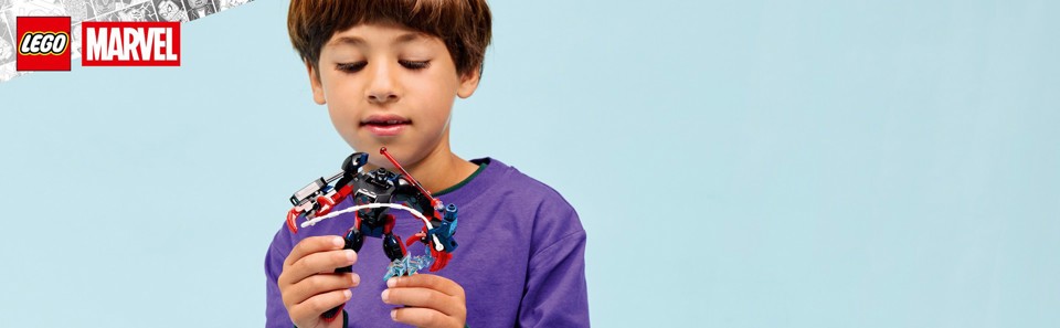 LEGO Marvel | 76337 Mech di Miles Morales vs. Spider-Man 2099